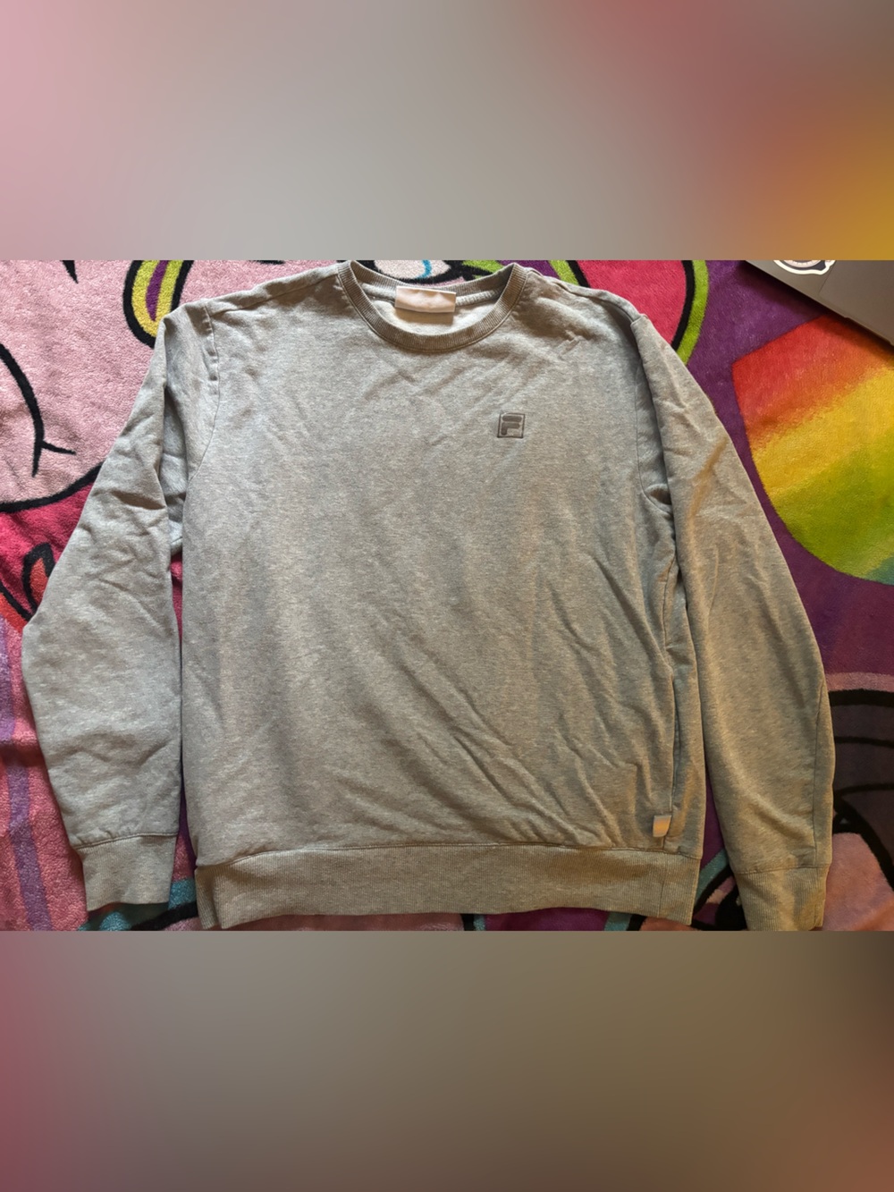 5 for 20 💵 grey fila sweatshirt with pockets